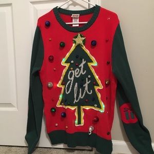 Get Lit Ugly Christmas Sweater